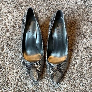 Guess Snake Skin Heels